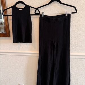 House of Harlow 1960 Two Piece Knit Ribbed Set Size Small